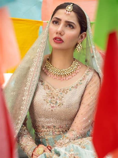 Mahira Khan looks alluring in Faiza Saqlain’s bridal collection ...