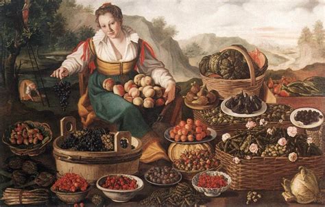 Vincenzo Campi Fruit Seller c. 1580 Oil on canvas, 145 x 215 cm ...