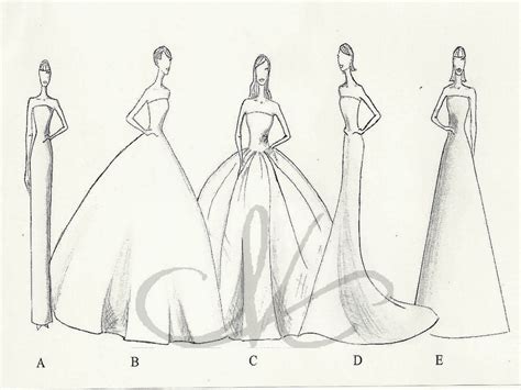 Silhouette guide Wedding Dress Column, Mermaid Wedding Dress With Sleeves, Strapless Lace ...