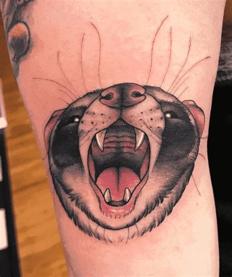 Ferret Tattoo Design Images (Ferret Ink Design Ideas) | Ferret tattoo ...