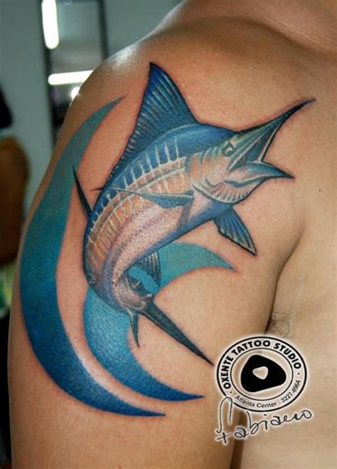 Marlin | Tattoo red, Marlin tattoo, Tattoos