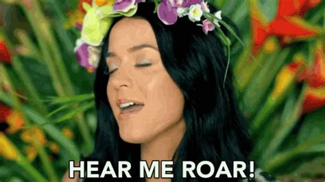 Hear Me Roar Katy Perry GIF - HearMeRoar Roar KatyPerry - Discover ...