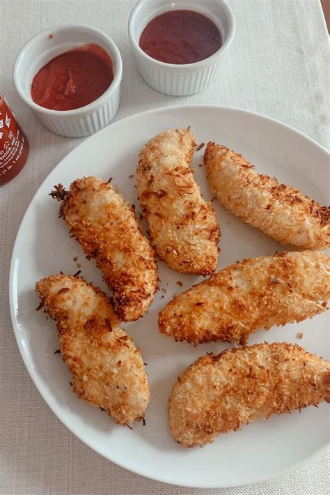 Air Fryer Coconut Chicken Tenders - KMM Lifestyle | Air fryer recipes ...