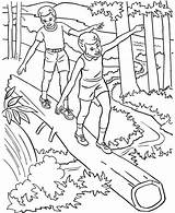 Forest Adventure Of Nature With Friends Coloring Page  Color Luna sketch template