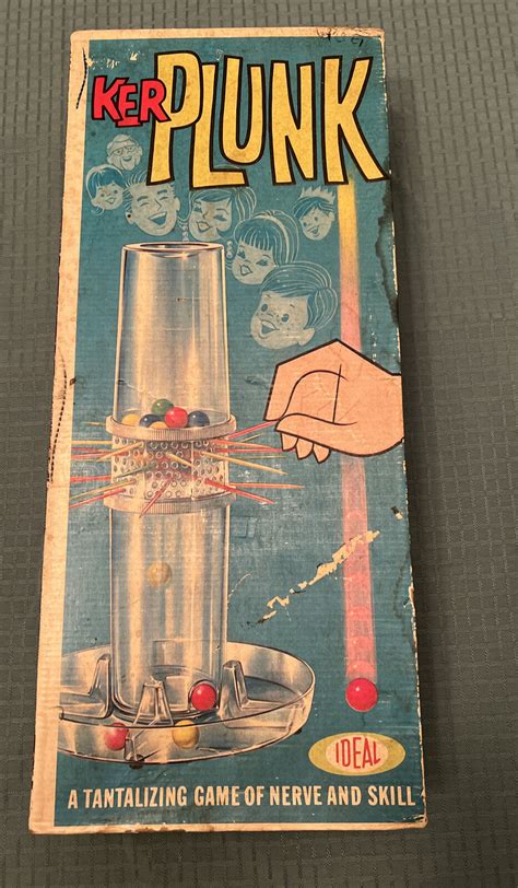 Купить Vintage 1967 Kerplunk Game By Ideal~Original Box, Cat Б/У на ...