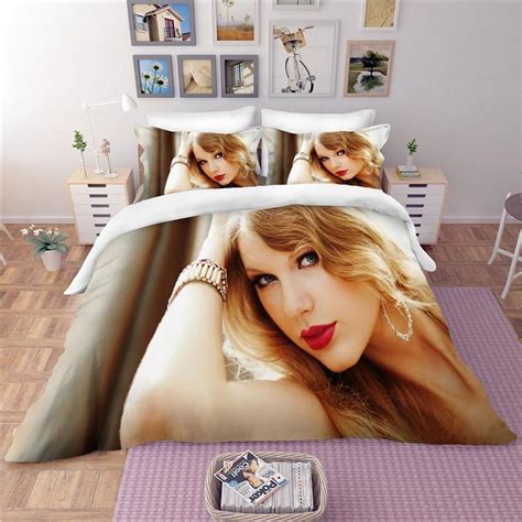 3D Printed Taylor Swift Duvet Cover Creative Taylor Swift | Etsy