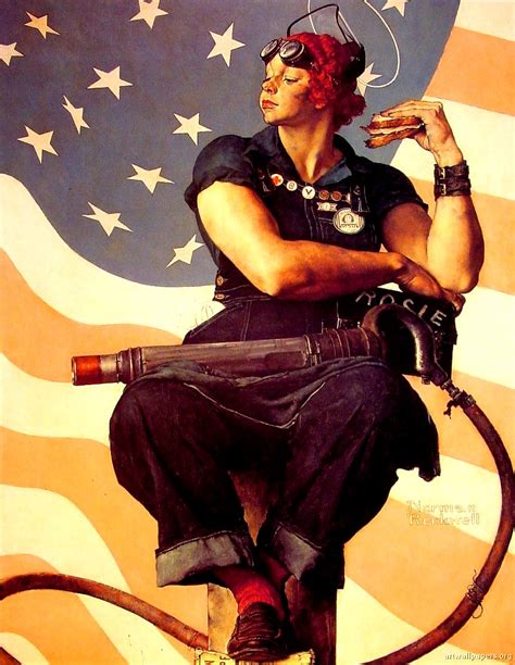 EL MUSEO DE HIPATIA: NORMAN ROCKWELL: "Rosie the Riveter" (1943)