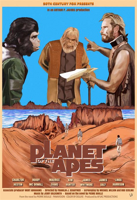 Planet Of The Apes (1968) [1748 2560] by Carbonelle Laurent in 2022 | Planet of the apes, Best ...