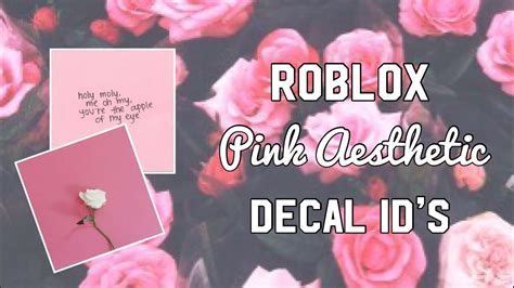 roblox pink aesthetic decal ids youtube | Pink aesthetic, Roblox, Nature decal