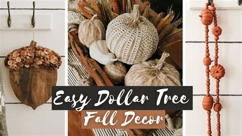 DIY DOLLAR TREE Fall Decor That’s Quick and Easy! - YouTube