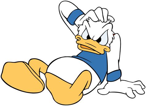 Sticker autocolant Donald Duck angry | stickere.ro