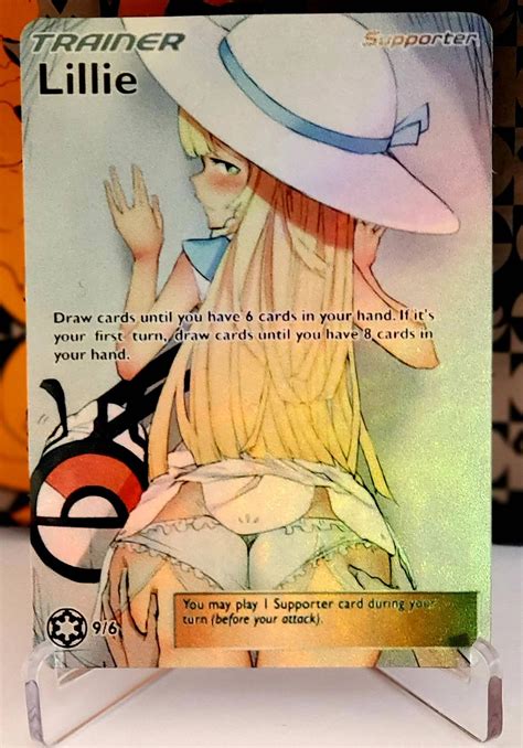 Custom Fan Made Orica Pokemon Card LILLIE Full Art | Etsy