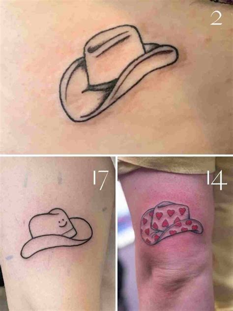 83 Cowboy Hat Tattoo Picture Designs - Tattoo Glee