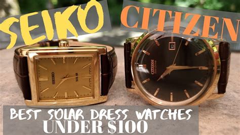 Seiko vs Citizen 2 Great Solar Dress Watches Giveaway #2! - YouTube