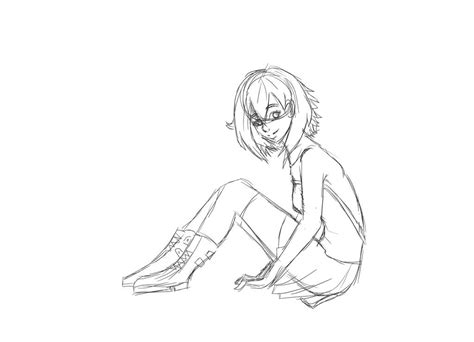 PREVIEW - sitting character (SKETCH) by YunemaDraw on DeviantArt