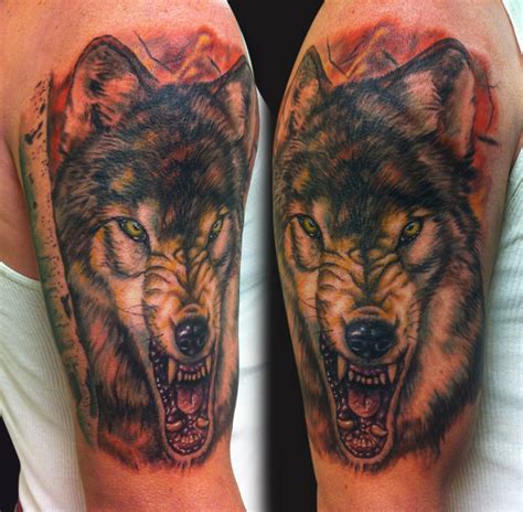 Lone Wolf Tattoo - wolf tattoo
