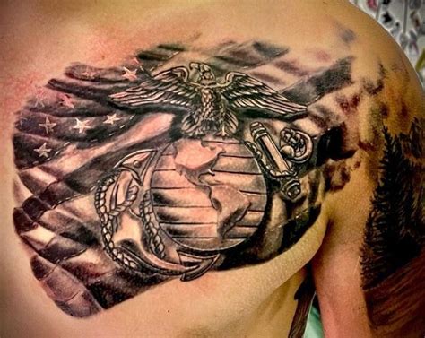 Marine Corps Logo Tattoo