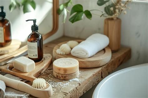 Premium Photo | Zerowaste bathroom routines with sustainable products