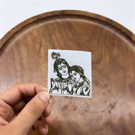 METAL STICKER- RADHA KRISHNA