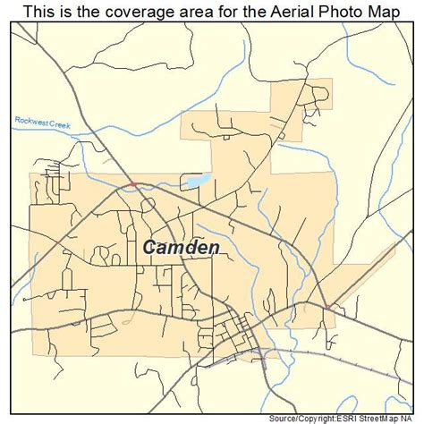 Aerial Photography Map of Camden, AL Alabama