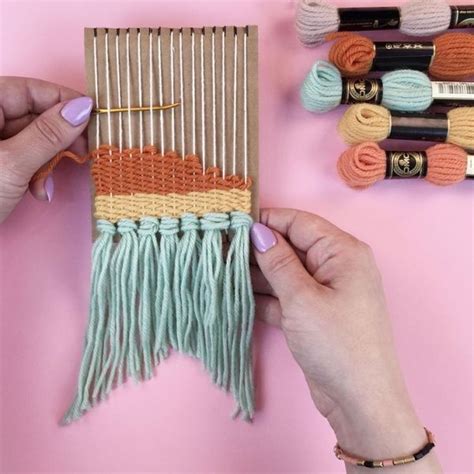 How to make a DIY loom (that actually works) in less than five minutes, using leftover cardboard ...