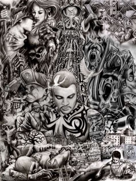 Chicano Arte | Prison art, Chicano art tattoos, Chicano drawings