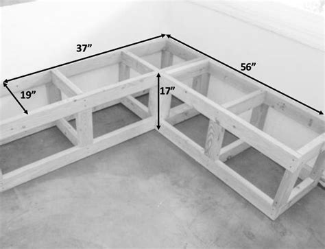 How to Build Your Own DIY Corner Bench Dining Table | Bench seating kitchen, Corner bench dining ...