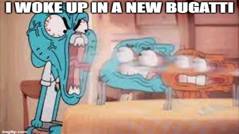 I WOKE UP IN A NEW BUGATTI Amazing World of Gumball Edition - YouTube