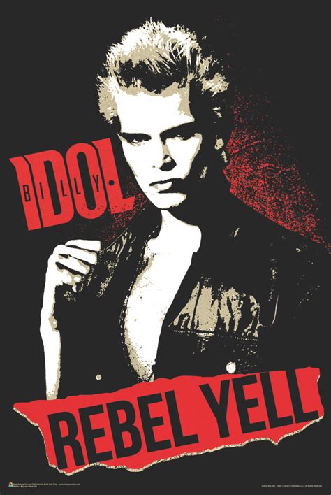 Billy Idol - Rebel Yell Poster - 24" x 36"