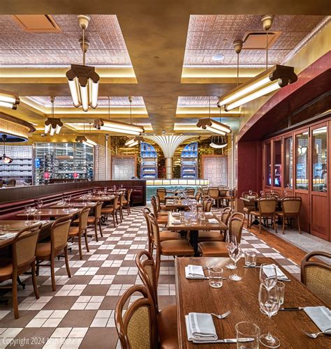 Brasserie B by Bobbie Flay at Caesars Palace Las Vegas by Alan Blakely Architectural Photography