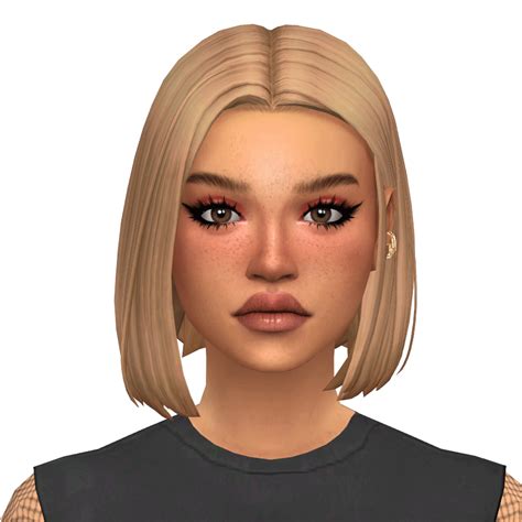 aretha | Creating custom content for The Sims 4 | Patreon | Sims hair ...