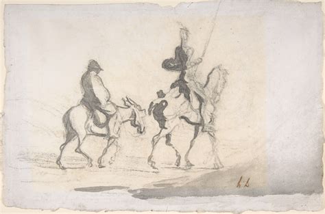 Honoré Daumier | Don Quixote and Sancho Panza | Honore daumier, Don ...