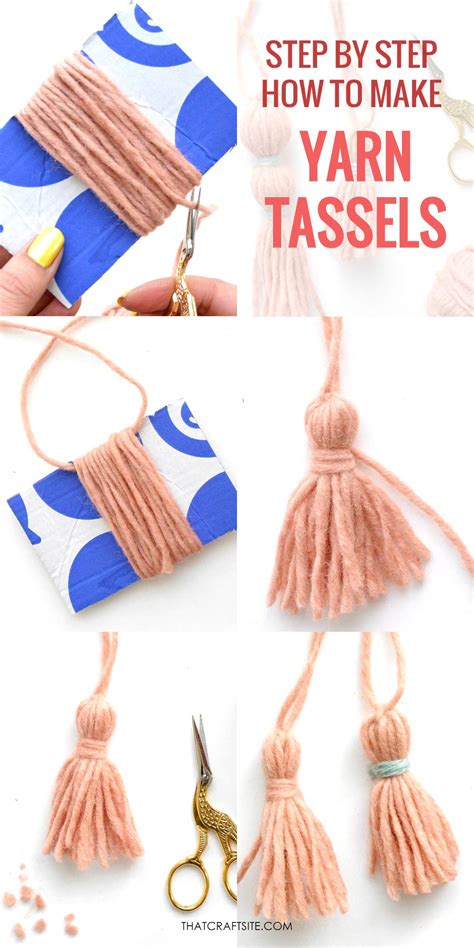 How to Make DIY Yarn Tassels in 5 Minutes!