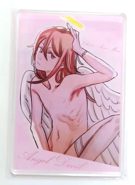 CHAINSAW MAN DENJI'S Fukurotoji collection Acrylic card Angel demon W59 ...