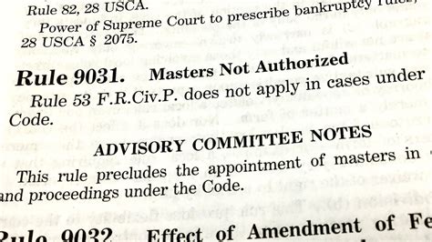 Federal Rules of Bankruptcy Procedure - Bank Choices