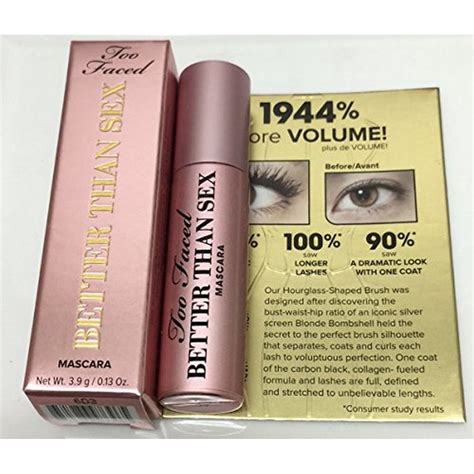 Too Faced - Too Faced Better Than Sex Mascara 0.13oz [ 1/2 Of Full Size] - Walmart.com - Walmart.com