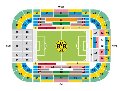 SIGNAL IDUNA PARK Seating Plan | bvb.de