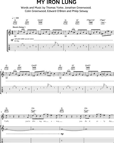 My Iron Lung Sheet Music by Radiohead | nkoda | Free 7 days trial