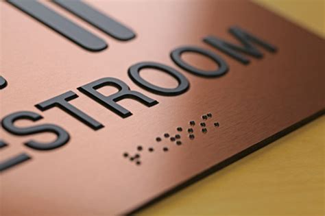 ADA Mens Womens Braille Restroom Signs | ADA Braille Bathroom Signs in ...