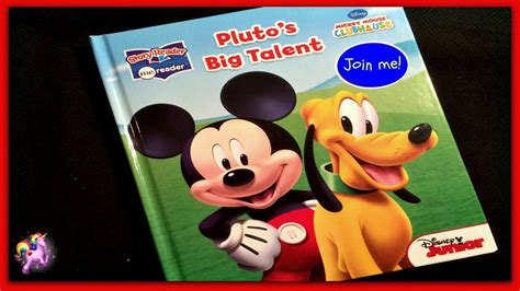 DISNEY MICKEY MOUSE "PLUTO'S BIG TALENT" - Read Aloud - Storybook for kids, children - YouTube