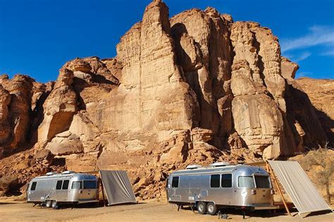 Discover AlUla's Canyon Park, Camping RV Style | About Her