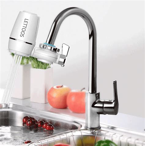 LTS-86 Tap Faucets Water Filter Washable Ceramic Faucets Mount Water Purifier | Filtered water ...