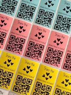Metallic QR Code Stickers Custom QR Code Barcode Sticky Foil Labels Any Link to Website or ...