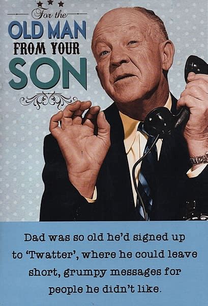 Father's Day Cards - Old Man From Your Son