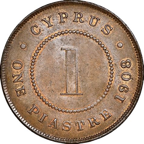 Cyprus Piastre KM 12 Prices & Values | NGC