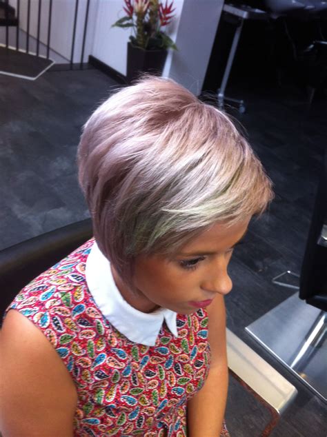 Wella Instamatics! Muted Mauve and Jaded Mint #colourflash #vinery Creative Hair Color, Hair ...
