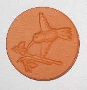 Hummingbird Terra Cotta Disc