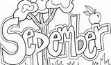 Month Of The Year Coloring Pages  sketch template