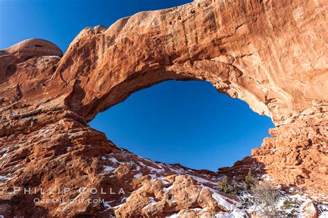 North Window, sunrise, eastern face, Arches National Park, Utah