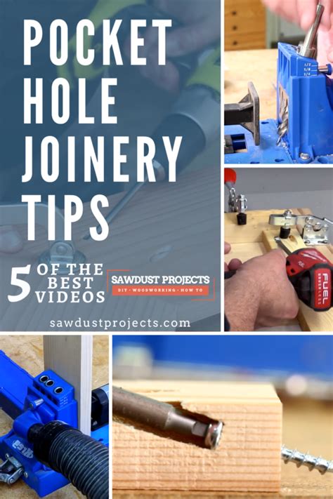 Pocket Hole Joinery Tips - 5 Must See Videos • Sawdust Projects